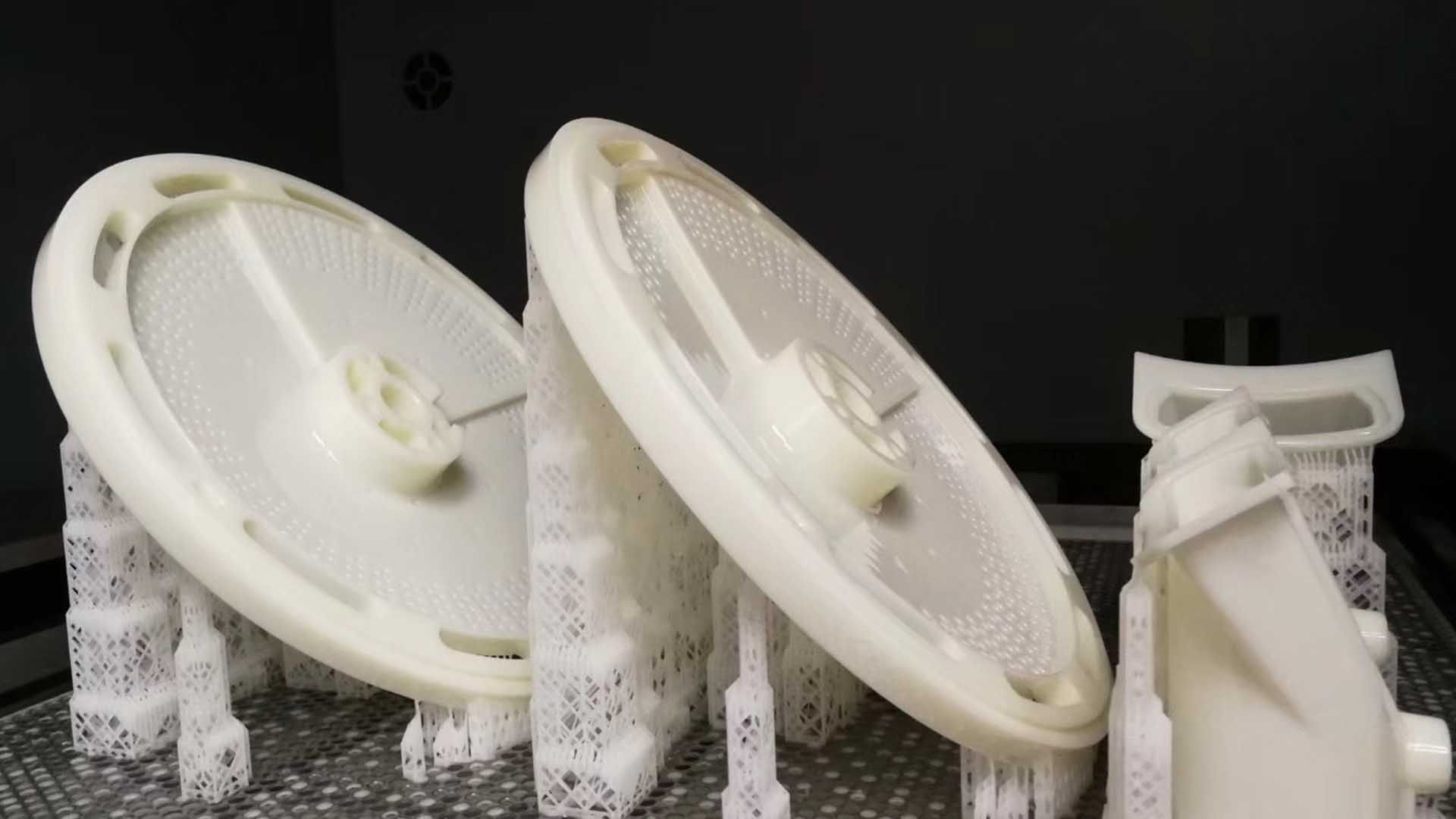 The miracle of future floor maintenance: a 3D printed floor waxing machine prototype model created by an industrial-grade 3D printer