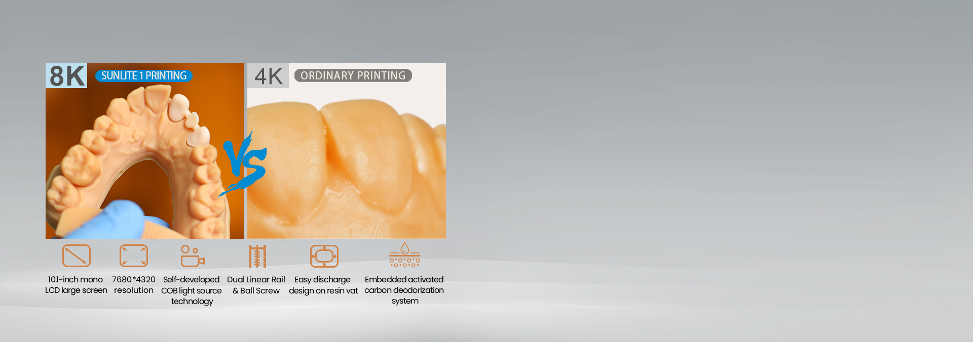 8K resolution charm presents details
