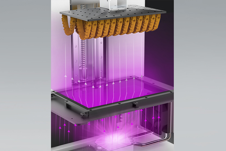 COB light source + Fresnel lens optical design