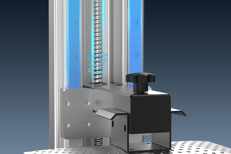 Dual linear rail + ball screw