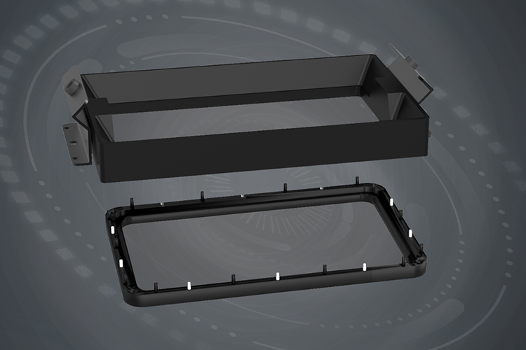 Metal trough