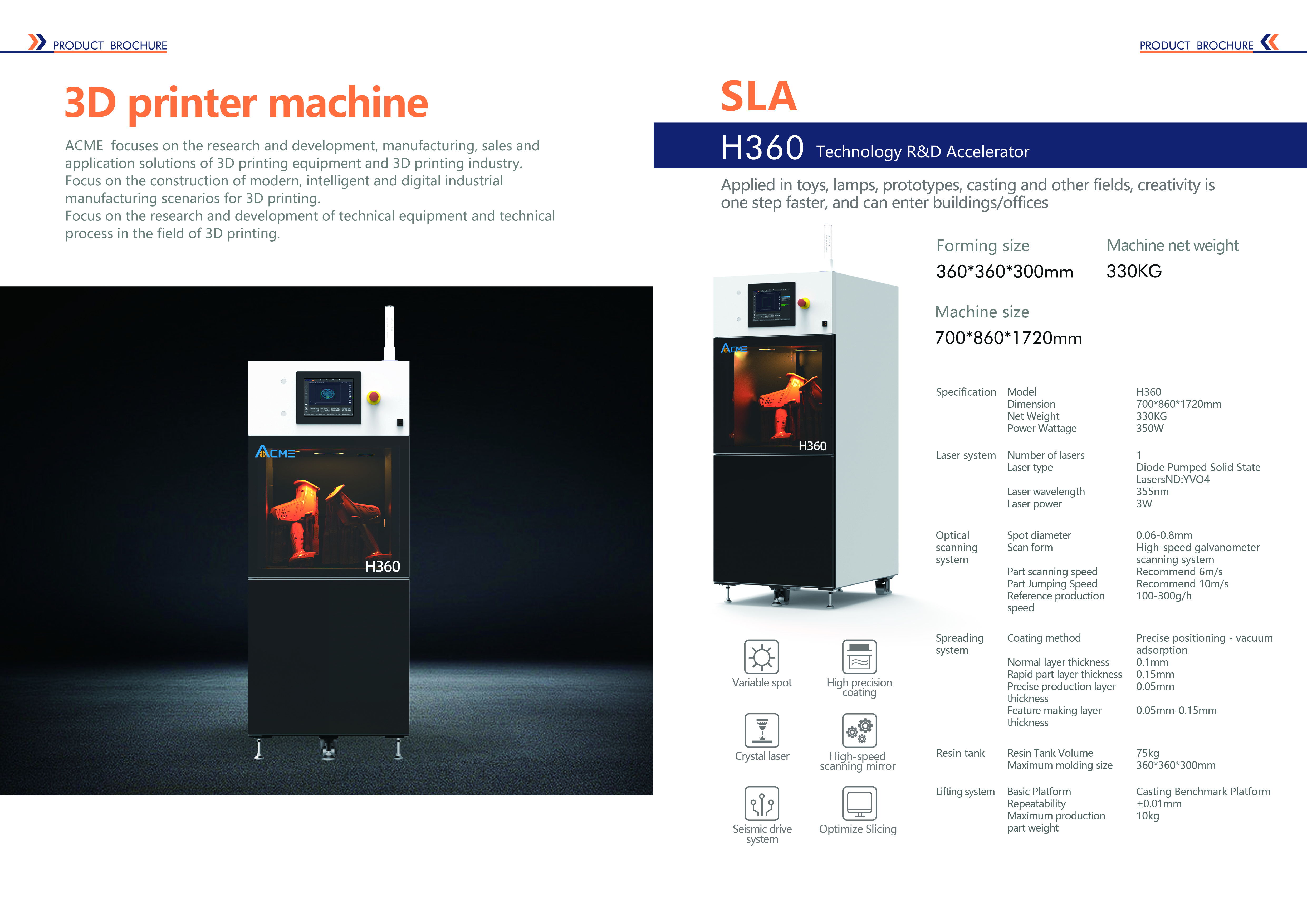 ACME-Product manual-SLA Equipment
