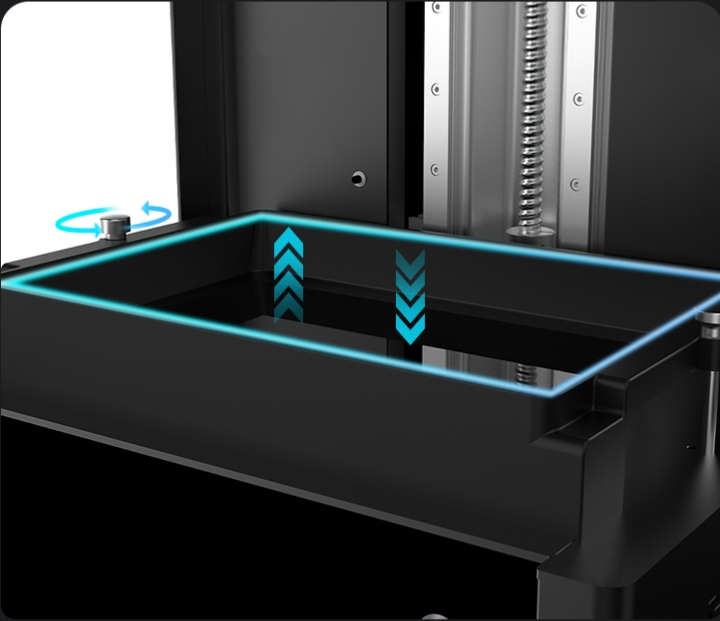 Easy detachableresin vat structure